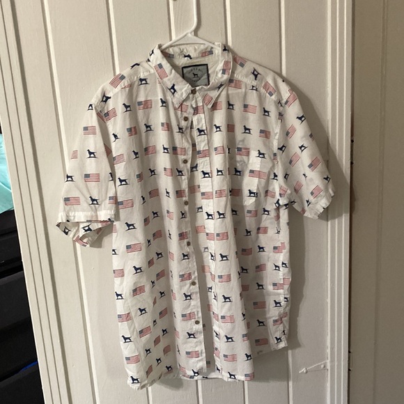 Over & Under patriot style button down XL size - Picture 2 of 5